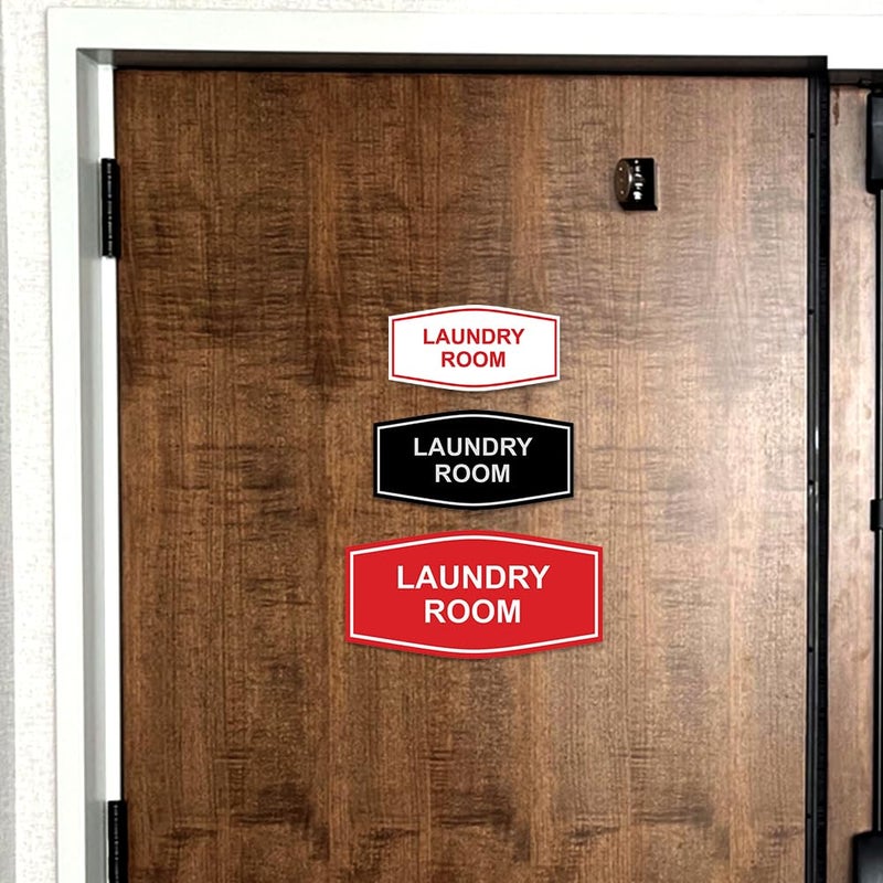 All Quality Fancy Laundry Room Sign (Black) - Large 1 Pack - Image 4